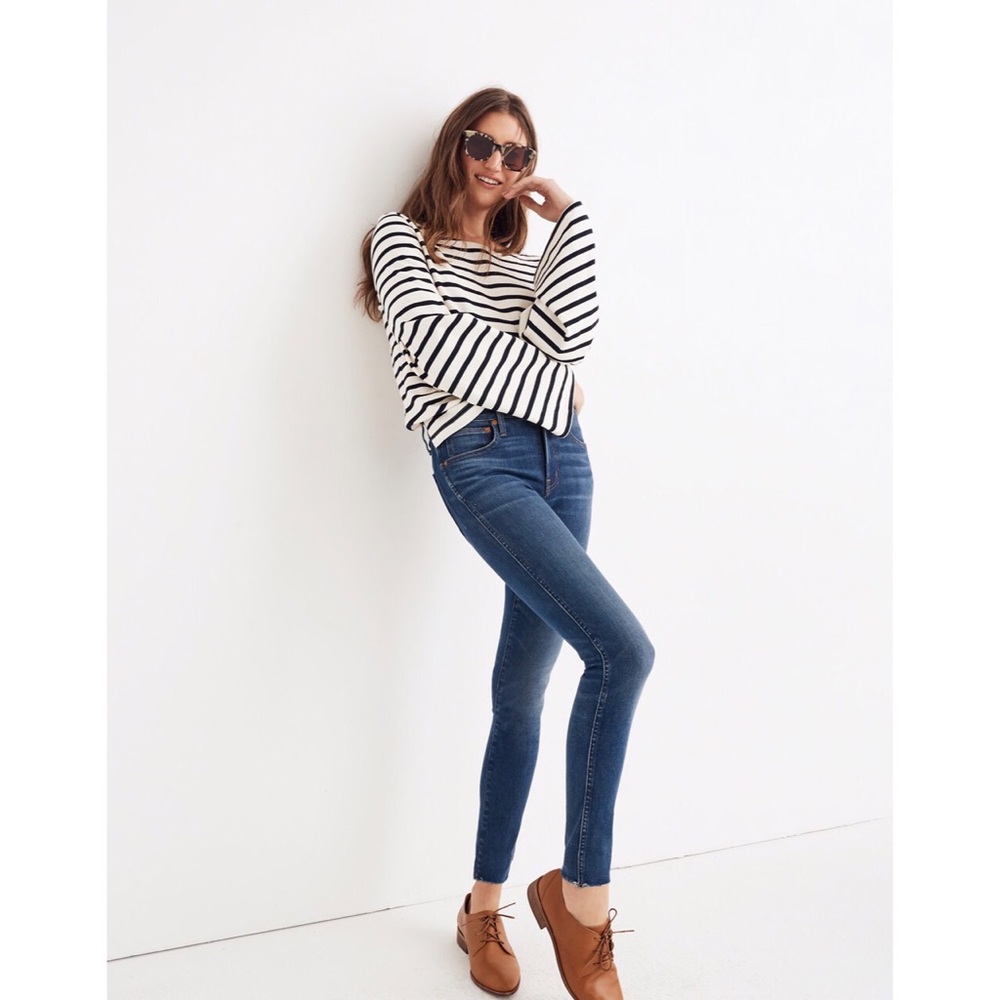 Madewell 9” High Rise Skinny Jeans Paloma Wash 32T